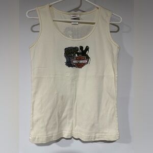 Harley Davidson Smoky Mountain Maryville TN Tank Top Womens M I Rode The Dragon
